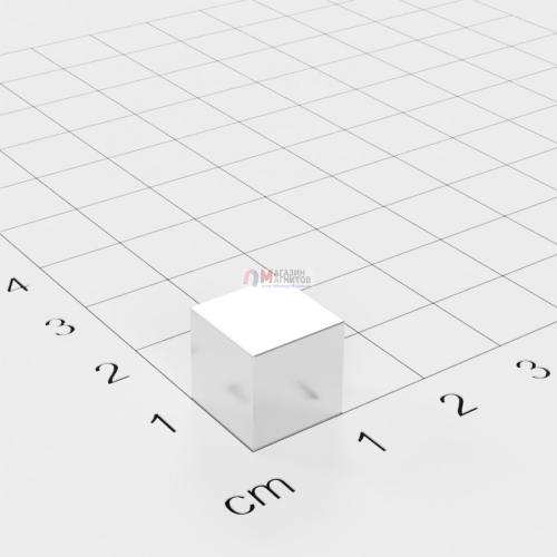 10 x 10 x 10 mm - Магнит Куб