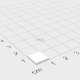 10 x 10 x 1 mm - Квадратный Магнит