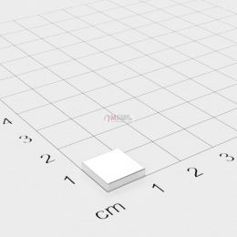 9,5 х 9,5 х 2mm - Квадратный Магнит
