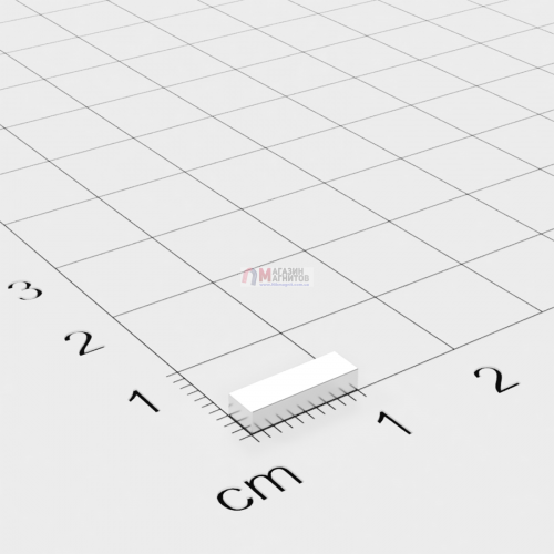 10 x 3 x 2 mm - Прямоугольный магнит