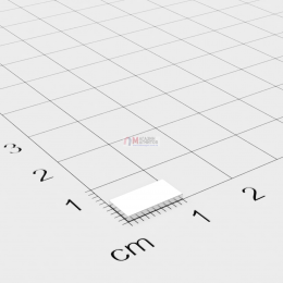10 x 5 x 1 mm - Прямоугольный магнит