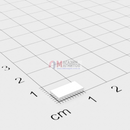 10 x 5 x 1,5 mm - Прямоугольный магнит