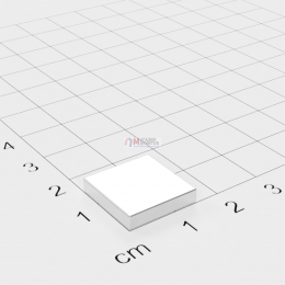 12 х 12 х 3mm DN - Прямоугольный магнит