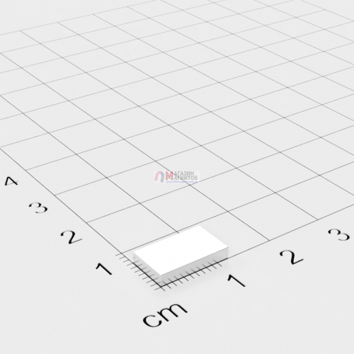 15 x 6 x 2 mm - Прямоугольный магнит