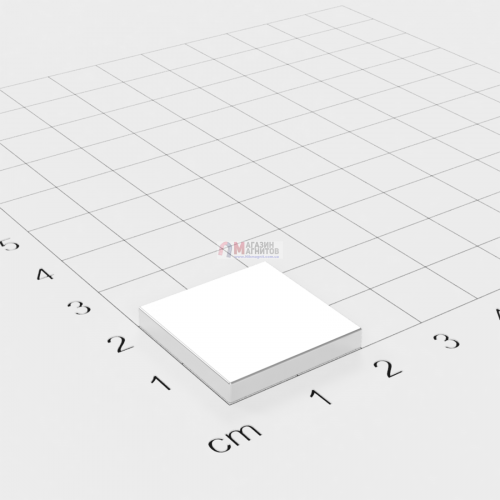 20 x 20 x 3 mm - Квадратний Магніт
