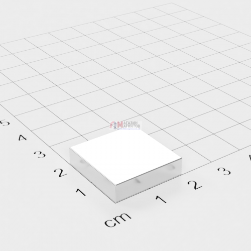 20 x 20 x 5 mm - Квадратный Магнит