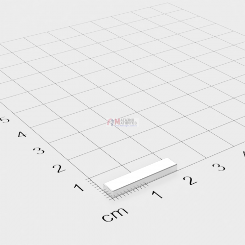 20 x 4 x 2 mm - Прямоугольный магнит