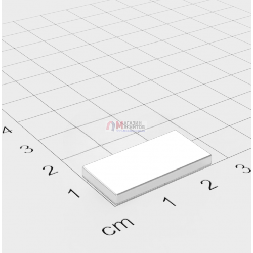 25 x 10 x 2 mm - Прямоугольный магнит