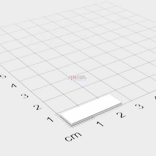 25 x 10 x 1 mm -Прямоугольный магнит