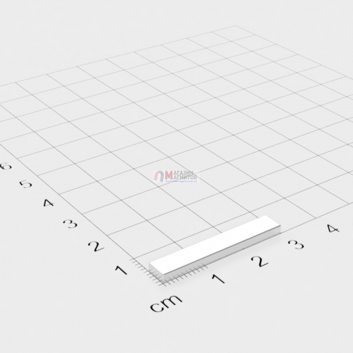 30 x 5 x 2,5 mm - Прямоугольный магнит
