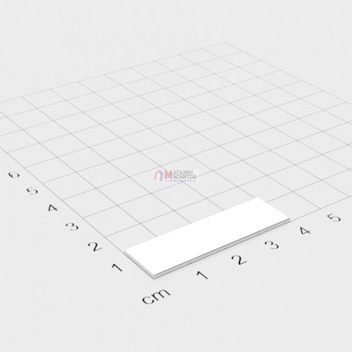 40 x 10 x 2 mm - Прямоугольный магнит