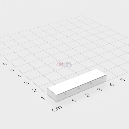 40 x 10 x 5 mm - Прямоугольный магнит
