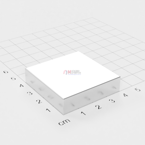 40 x 40 x 10 mm - Квадратный Магнит
