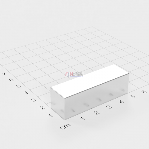 50 x 15 x 15 mm - Прямоугольный магнит