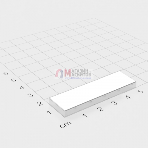50 x 15 x 5 mm - Прямоугольный магнит