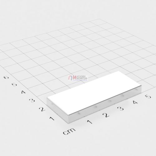 50 x 20 x 5 mm - Прямоугольный магнит