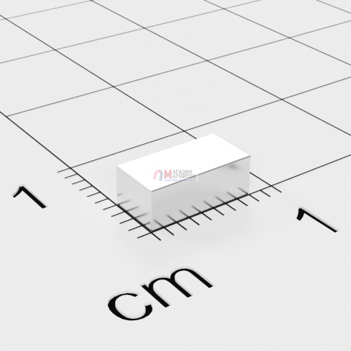 8 x 4 x 2 mm - Прямоугольный магнит