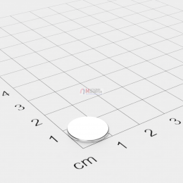 Ø D12 mm х H1,5 mm - Магнит Шайба