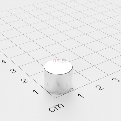 Ø D12 mm х H10 mm  DN - Магнит Шайба