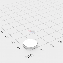 Ø D12 mm х H2 mm - Магнит Шайба