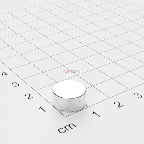 Ø D12 mm х H6 mm - Магнит Шайба