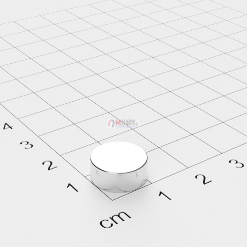 Ø D12 mm х H5 mm - Магнит Шайба