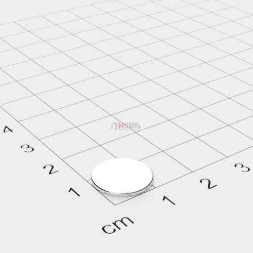 Ø D15 mm х H1,5 mm - Магніт Шайба