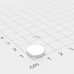 Ø D13 mm х H2 mm - Магнит Шайба