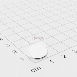 Ø D17 mm х H1 mm - Магнит Шайба