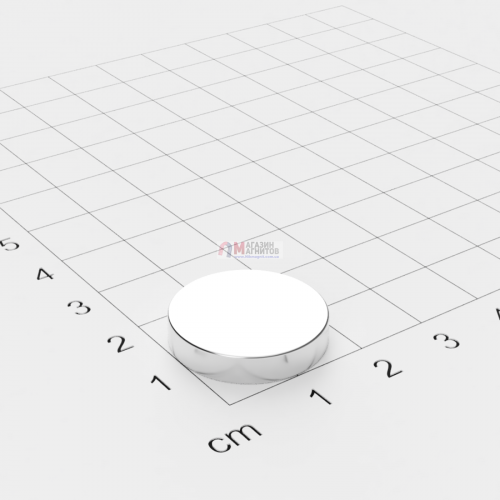 Ø D20 mm х H4 mm - Магнит Шайба