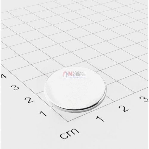 Ø D25 mm х H2 mm - Магнит Шайба