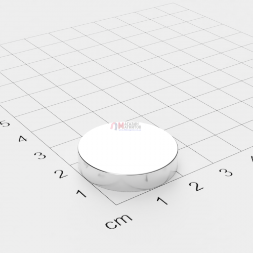 Ø D25 mm х H5 mm - Магнит Шайба