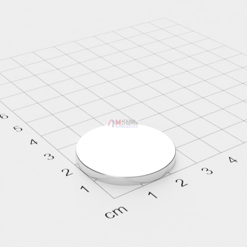 Ø D30 mm х H3 mm - Магнит Шайба
