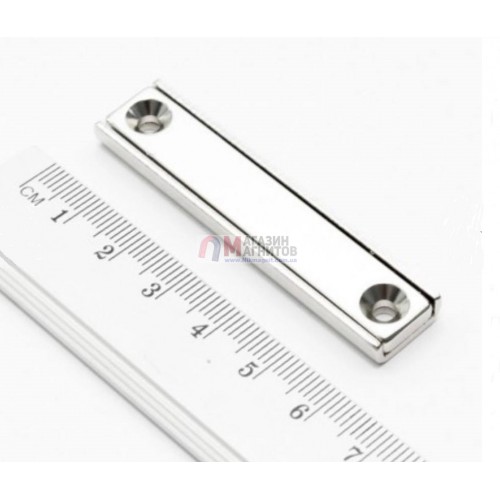 60 x 13.5 x 5mm в корпусі - Кріпильний магніт