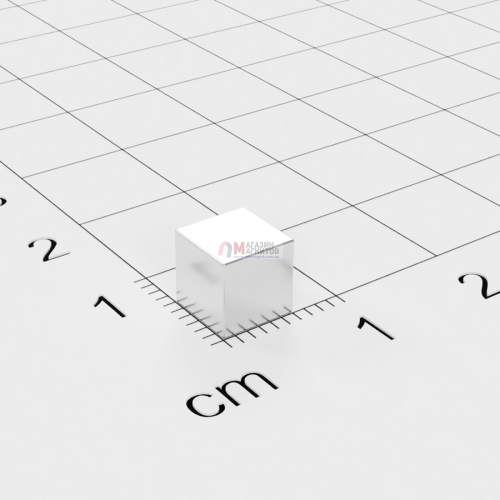 6 x 6 x 6 mm - Магнит Куб