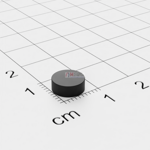 Ø D7 mm x H5 mm Epoxy  - Магнит Шайба